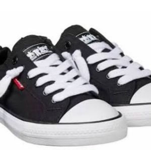 Levi's Women's sz6 Stan G Blk Sneakers